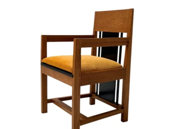 Two Art Deco Modernist High Back Armchairs by Cor Alons, 1927